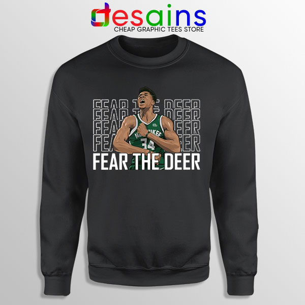 Buy Fear The Deer Giannis Sweatshirt Bucks Final