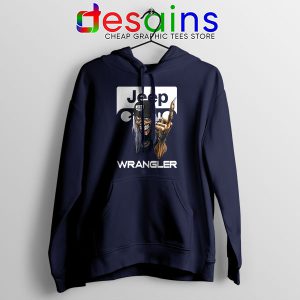 Buy Jeep Maiden Skull Navy Hoodie Wrangler Heavy Metal