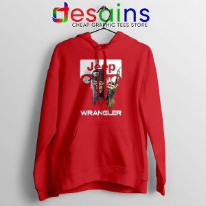 Buy Jeep Maiden Skull Red Hoodie Wrangler Heavy Metal