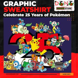 Celebrate 25 Years of Pokémon Graphic Sweatshirt