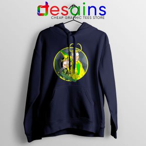 Classic Loki Rick Sanchez Navy Hoodie Variant of Loki