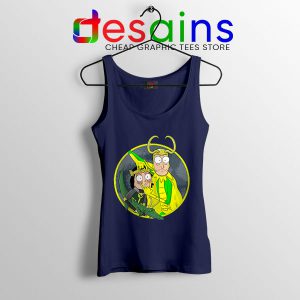 Classic Loki Rick Sanchez Navy Tank Top Variant of TVA