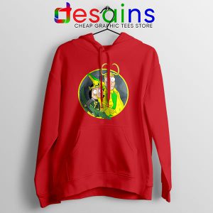 Classic Loki Rick Sanchez Red Hoodie Variant of Loki