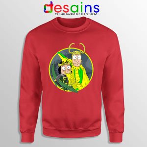 Classic Loki Rick Sanchez Red Sweatshirt Variant TVA