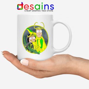 Classic Loki Rick Sanchez White Mug Variant of Loki TVA