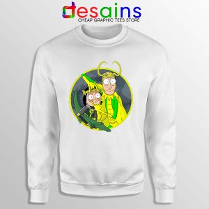 Classic Loki Rick Sanchez White Sweatshirt Variant TVA