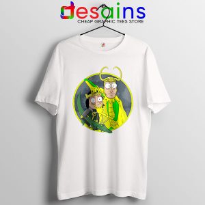 Classic Loki Rick Sanchez White T Shirt Variant of Loki