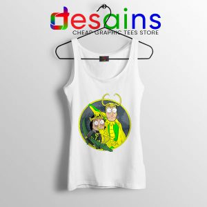 Classic Loki Rick Sanchez White Tank Top Variant of TVA