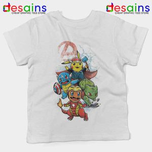 Cute Pokemon Avengers Kids Tee Pokengers