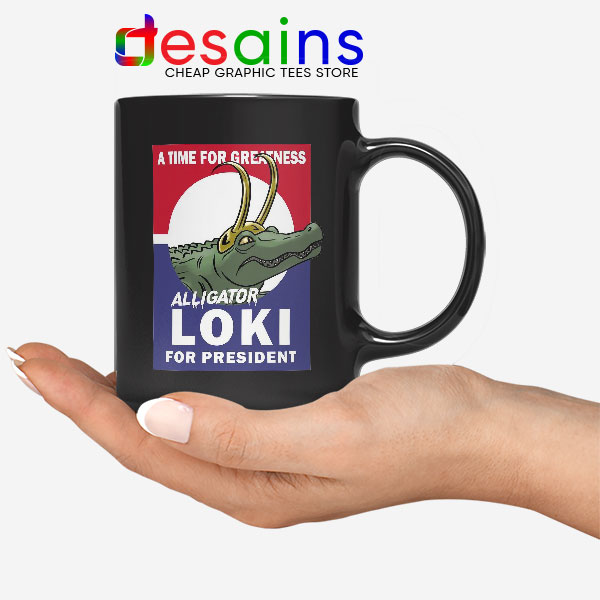 Funny President Loki God Black Mug Marvel Comics
