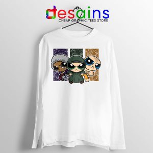 Glass Film Powerpuff Girls Long Sleeve Tee Cartoon