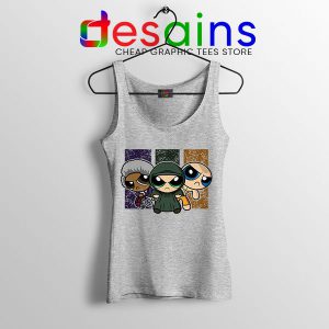 Glass Film Powerpuff Girls Sport Grey Tank Top Cartoon Split