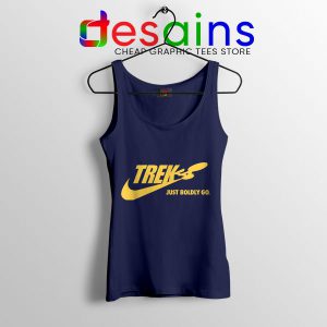 Go Boldly Star Trek Nike Navy Tank Top Just Do It