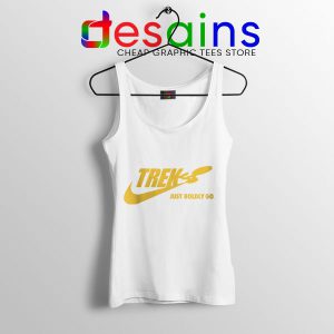 Go Boldly Star Trek Nike White Tank Top Just Do It