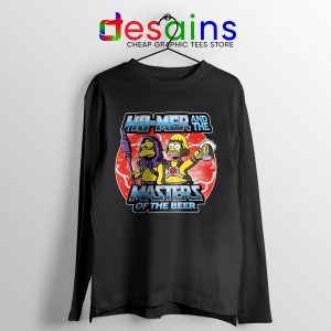 Homer Masters Of The Beer Long Sleeve Tee Simpsons