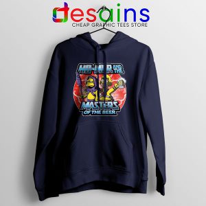 Homer Masters Of The Beer Navy Hoodie The Simpsons