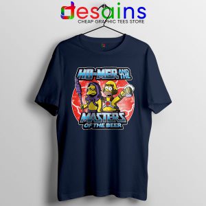 Homer Masters Of The Beer Navy T Shirt The Simpsons