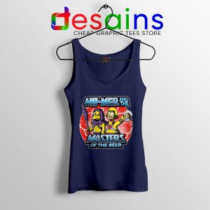 Homer Masters Of The Beer Navy Tank Top Simpsons