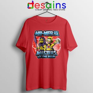 Homer Masters Of The Beer Red T Shirt The Simpsons
