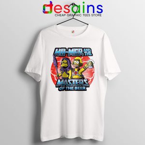 Homer Masters Of The Beer White T Shirt The Simpsons