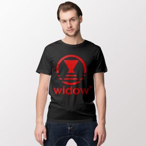 Hot Black Widow Marvel Adidas Black T Shirt Disney+