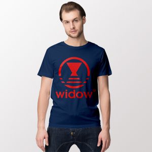 Hot Black Widow Marvel Adidas Navy T Shirt Disney+