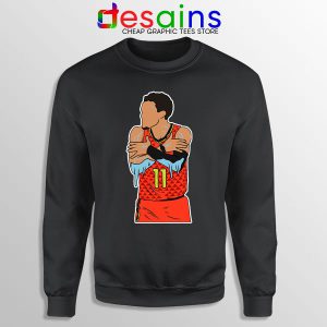 Ice Trae Young Meme Black Sweatshirt NBA Atlanta Hawks