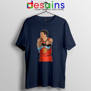 Ice Trae Young Meme Navy T Shirt NBA Atlanta Hawks