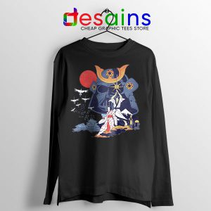 Japanese Samurai Star Wars Black Long Sleeve Tee Darth Vader