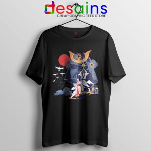 Japanese Samurai Star Wars Black T Shirt Darth Vader