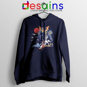 Japanese Samurai Star Wars Navy Hoodie Darth Vader