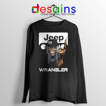 Jeep Maiden Skull Long Sleeve Tee Wrangler Heavy Metal