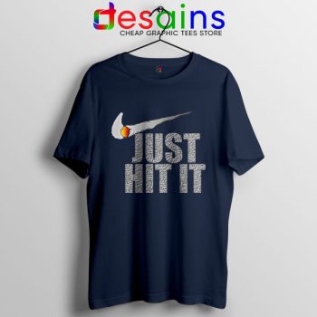 Just Hit It Nike Meme Navy T Shirt Just Do It Smoke