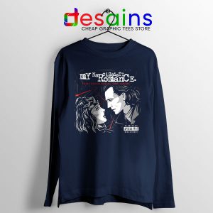 Loki My Chemical Romance Navy Long Sleeve Tee My Narcissistic