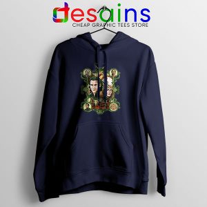 Loki Time Keepers Comics Navy Hoodie Marvel Series