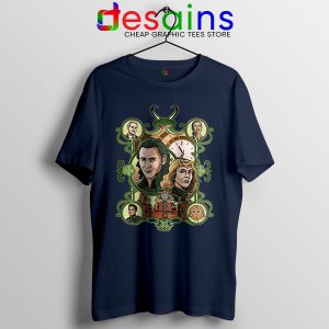 Loki Time Keepers Comics Navy T Shirt Marvel Series