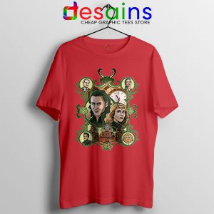 Loki Time Keepers Comics Red T Shirt Marvel Series