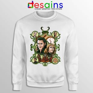 Loki Time Keepers Comics White Sweatshirt Marvel Series