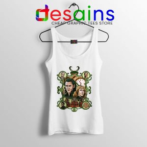 Loki Time Keepers Comics White Tank Top Marvel Series