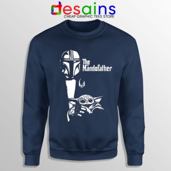 Mandalorian The Godfather Navy Sweatshirt Mando