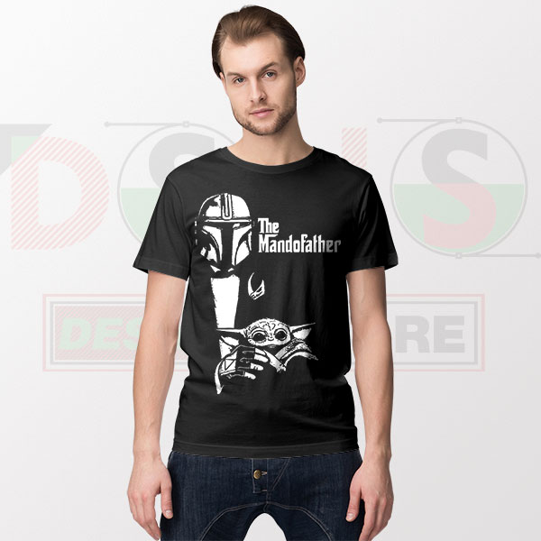 Mandalorian The Godfather T-Shirt - Mando Parody
