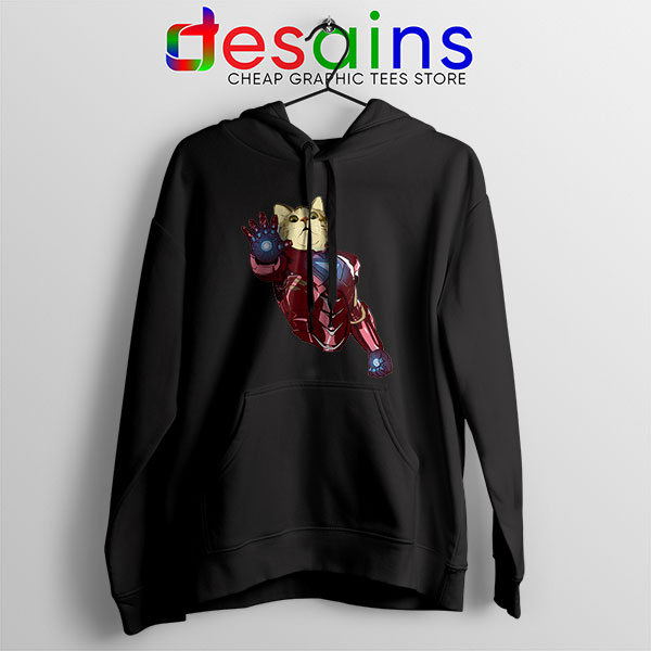 Meow Iron Man Avengers Hoodie Funny Cats