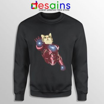 Meow Iron Man Avengers Sweatshirt Funny Cats