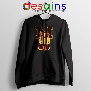 Michigan Fab 5 Roster Black Hoodie The Fab Five