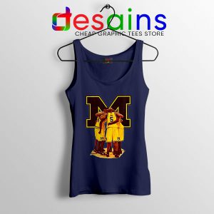 Michigan Fab 5 Roster Navy Tank Top The Fab Five