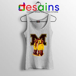 Michigan Fab 5 Roster SPort Grey Tank Top The Fab Five