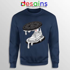 Oreo Sneaker Air Jordan 4 Navy Sweatshirt Retro