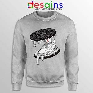 Oreo Sneaker Air Jordan 4 SPort Grey Sweatshirt Retro