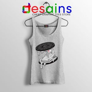 Oreo Sneaker Air Jordan 4 Sport Grey Tank Top Retro Design