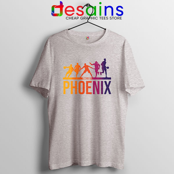 Phoenix Best 5 Lineup Sport Grey T Shirt Suns Finals NBA